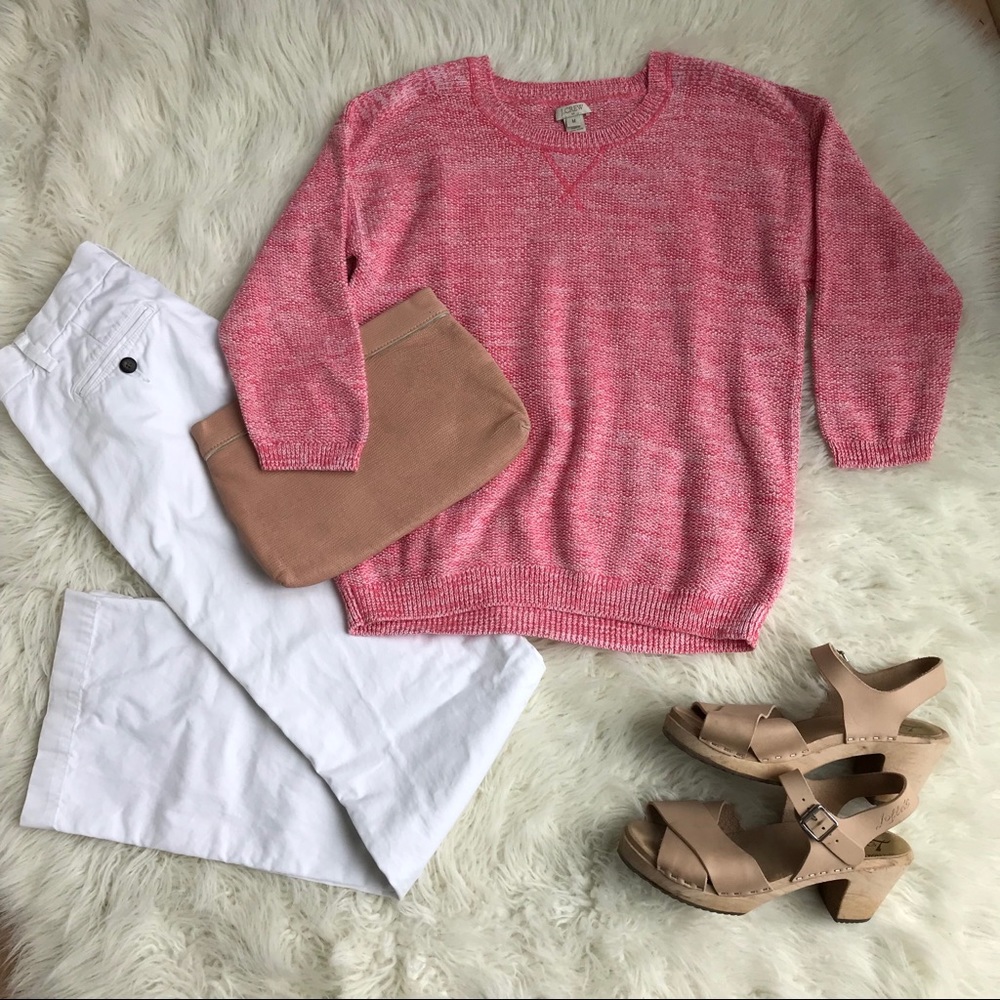 J Crew Seedstitch Pullover Size Medium (or S/XS)